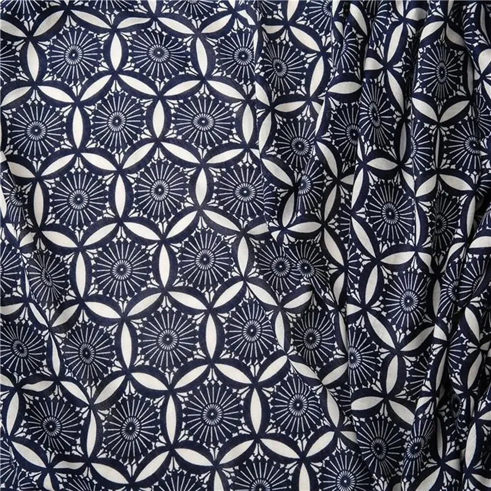 NEW Boho Exotic Tasseled Rectangle Soft Chic Scarf Large Navy Blue White